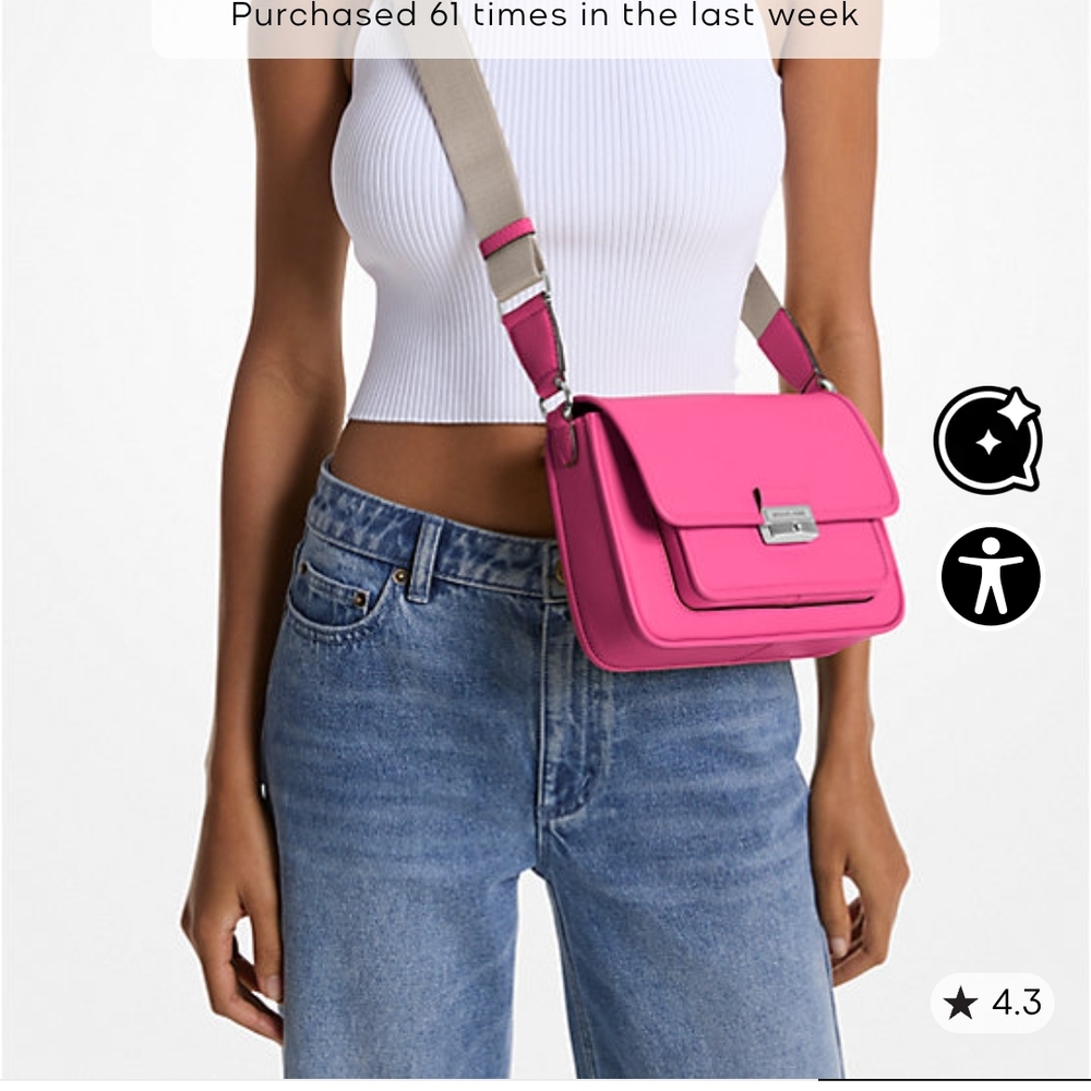 Michael Kors Vibrant Pink Crossbody Bag